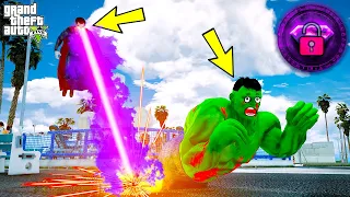 SUPERMAN'İN YASAKLI GÜÇLERİNİ AKTİF ETTİM!(HULK ÖLDÜ!) - GTA 5