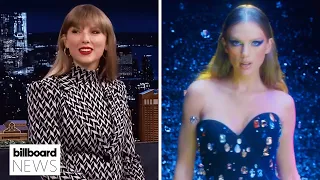 Taylor Swift Hints At Tour & Becomes Cinderella In New Sparkling ‘Bejeweled’ Video | Billboard News