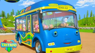 Колеса в автобусе транспортные средства песня и обучающие видео для детей