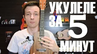 УКУЛЕЛЕ ЗА 5 МИНУТ! УРОК ПРОЩЕ НЕКУДА!