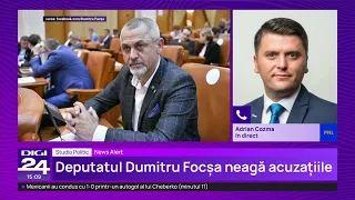 Deputatul Focșa susține că nu și-a bătut soția și că totul a fost o controversă legată de fiul lor