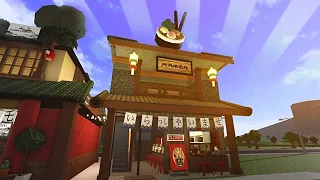 Building a 🍜 RAMEN RESTAURANT 🍜 in Bloxburg!