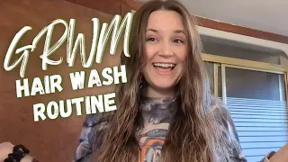 GRWM | Hair Washing Routine | Get Ready with Me | Long Hair Routine