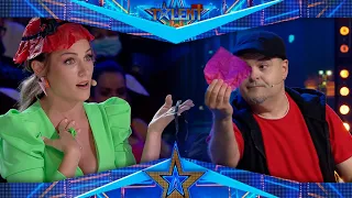 This WIZARD creates CLOTHES FOR EDURNE: How does he do it? | Auditions 11 | Spain's Got Talent 2022