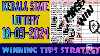 18-05-2024 KERALA STATE LOTTERY CHART GUESSING WINNING TIPS STRATEGY PREDICTION TODAY