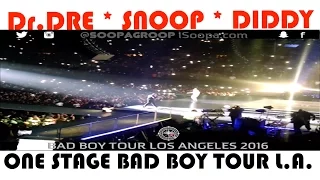 Dr. Dre * Puff Daddy * Snoop Dogg Together in L.A. Bad Boy Reunion Tour iSoopa.com