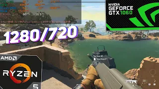 Call of Duty: Warzone 2.0 : Ryzen 5 2600 + GTX 1060 6gb 1280x720 Low Graphics