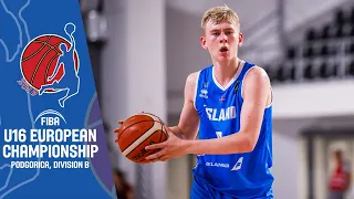 Iceland v Ukraine - Full Game - FIBA U16 European Championship Division B 2019