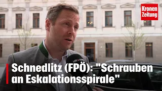 Michael Schnedlitz (FPÖ) über Selenskyj-Rede im Parlament