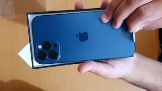 iPhone 12 Pro Max (Pacific Blue) Unboxing & Initial Impressions | By Haziq Farooq