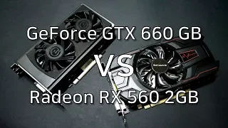 Radeon RX 560 2GB vs. GeForce GTX 660 2GB