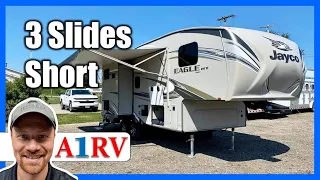 (Sold) 2017 Eagle 24.5CKTS Shorter 3 Slide Couple's Camping Used Jayco Fifth Wheel RV for Sale