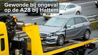 Gewonde bij ongeval A28 bij Hattem - ©StefanVerkerk.nl