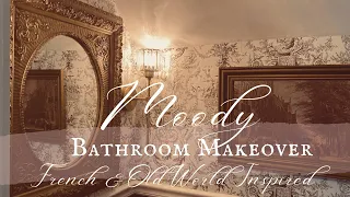 Moody Bathroom Makeover + Life Update #vintage #bathroom #interiordesign #homedecor #breastcancer