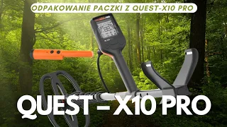 Wykrywacz firmy Quest – X10 Pro odpakowanie paczki