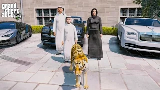 GTA 5 REAL LIFE PRINCE OF DUBAI MOD #2-BUYING A TIGER!