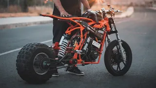 Project 0133 | Making a motorbike from scratch with a fast coupling KTM engine