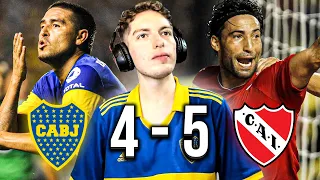 BOCA 4 INDEPENDIENTE 5 (2012) - EL MEJOR PARTIDO DEL FUTBOL ARGENTINO