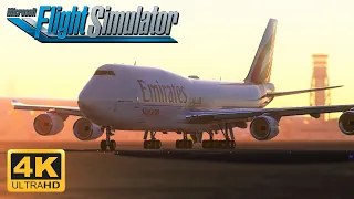 Microsoft Flight Simulator 2022 ➤ MAXIMUM  GRAPHICS ➤ 747-8 ➤DUBAI Airport  ➤ 4K 60FPS