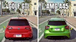 NFS Heat: GOLF GTI VS MERCEDES AMG A45 (WHICH IS FASTEST?)