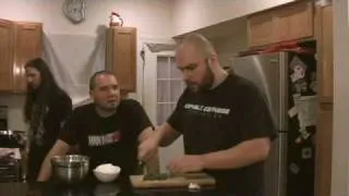 Cooking Contaminated Episode 1 featuring Mike From MONSTROSITY and JJ From HATE ETERNAL