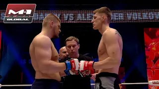 Битва двухметровых гигантов за пояс чемпиона! Fight of two Giants. Александр Волков Денис Смолдарев