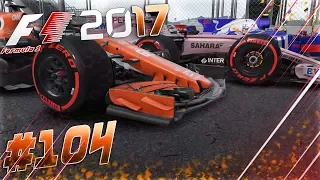 F1 2017 КАРЬЕРА #104 - ПЕРЕДНЕЕ АНТИКРЫЛО ТАКОЕ ХРУПКОЕ