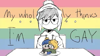 My whole family thinks I'm gay || South Park Creek Animatic (AI cover by craig)