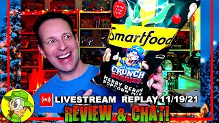 Smartfood® ? MERRY BERRY POPCORN MIX Обзор ??? Livestream Replay 11.19.21 ⎮ Peep