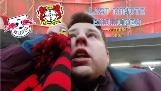 EMOTIONALER SIEG IN LETZTER SEKUNDE - Leipzig Leverkusen Stadion Vlog