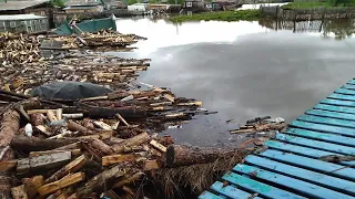 последствия наводнения в Шелопугино
