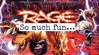 Primal Rage. w Blizzard (Sega Saturn)