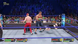 WWE 2K22: Fred and John Cena VS Mr.Devlin and Kevin