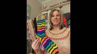 Knit Habits Episode 17-And Just Like That I am back-Cardigan FOs, Socks Galore, and new stuff too!