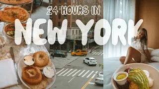 24 HOURS IN NEW YORK | TRAVEL GUIDE | Best Bagels, Brunch & Bad Bus Experience!