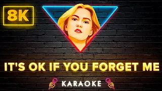Astrid S - It's Ok If You Forget Me | 8K Video (Karaoke Version)