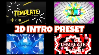 +6 BEST 2D INTRO PRESET/TEMPLATE || ALIGHT MOTION (XML AND AM LINK)