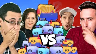 MEGA ABERTURA DE 4 BRAWL PASSES! Ganhamos LENDÁRIO? ft @RobThunderClash e @ZiniClash! Brawl Stars!