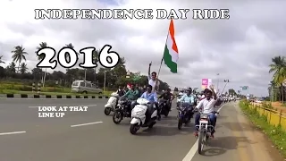 Independence Day Ride 2016 : 1500+bikes attended this event !