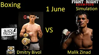 Dmitry Bivol VS Malik Zinad FIGHT IN FIGHT NIGHT CHAMPION