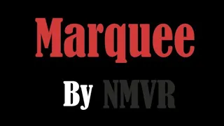 Marquee By NMVR- (Official Lyrical Video)