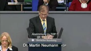 Martin Neumann MdB: Rede zum Bologna Prozess