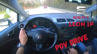 Seat Leon II (1P) 1.6i 102hp | POV Test Drive (60FPS)