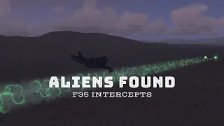 F35 intercepts a UFO over Edwards AFB! Microsoft Flight Simulator