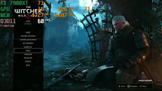 The Witcher 3 Wild Hunt DX12 vs DX 11 Radeon 7900xt