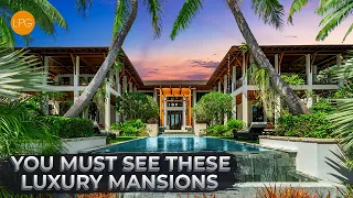 YOU MUST SEE THESE LUXURY MANSIONS AND HOMES | LUXURY REAL ESTATE TOUR 2024