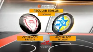2016.11.24 - Olympiacos Piraeus vs Maccabi FOX Tel Aviv 73-80 (Euroleague 2016-17, RS, Game 9)