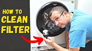 How to Clean Washing Machine Filter | Remove Bad Smell in laundry !