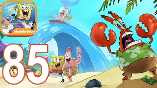SpongeBob Patty Pursuit - MR  Krabs Vacation All Levels & Endings - Walkthrough Part 85 (iOS)