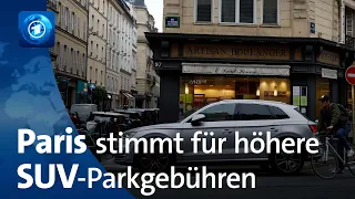 Bürgerbefragung in Paris: Parken mit SUV wird dreimal so teuer